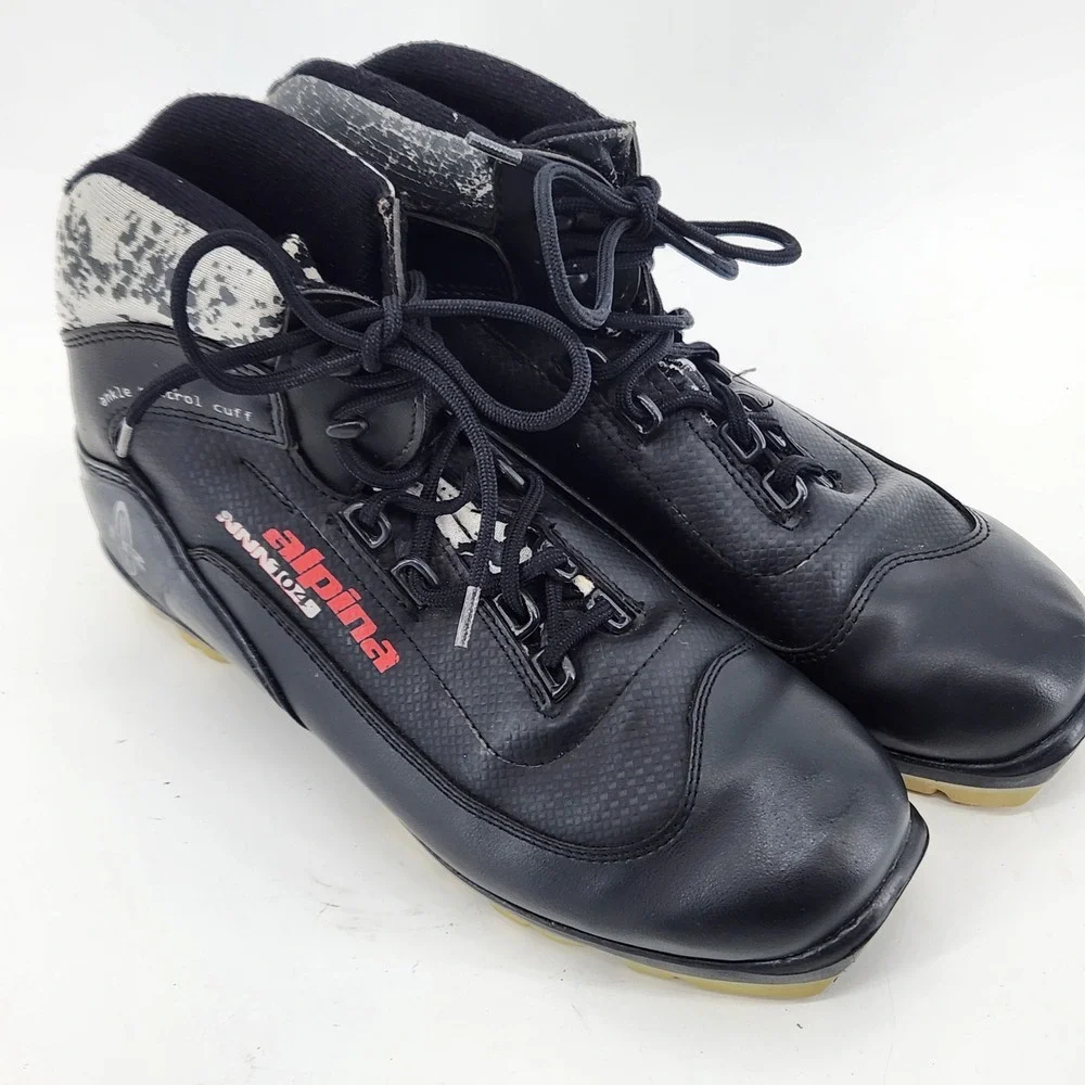 Alpina NNN 104 TR Cross Country‎ Ski Boots Ankle Control Cuff Made Slovenia